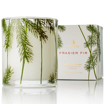 Frasier Fir: Poured Candle Pine Needle Design
