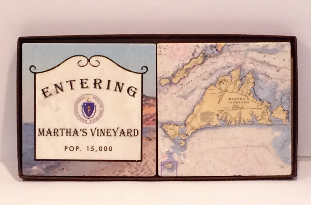 Copy of Martha's Vineyard Coasters - 2 piece